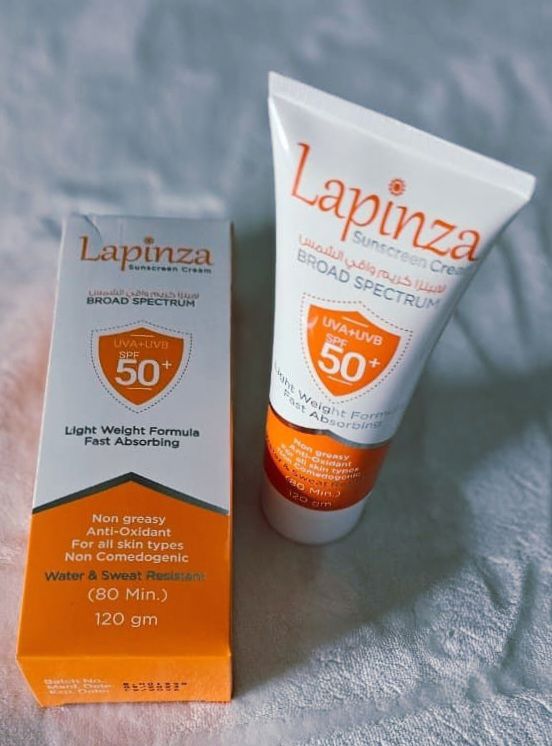 Lapiza sunscreem  UVA+UVB SPF 50 +