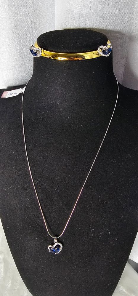 Silver Necklace with earrings _thumbnail_0